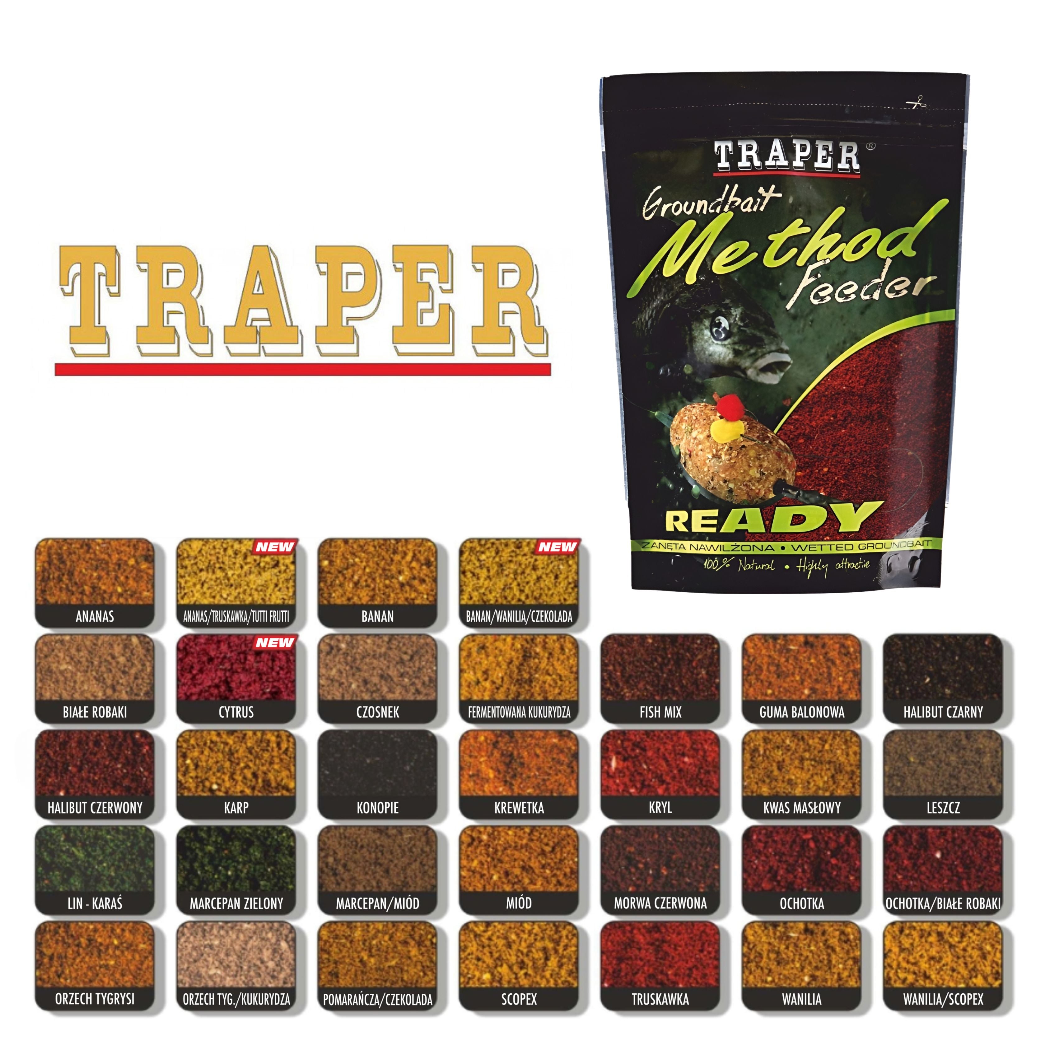 Groundbait Traper Method Feeder Ready