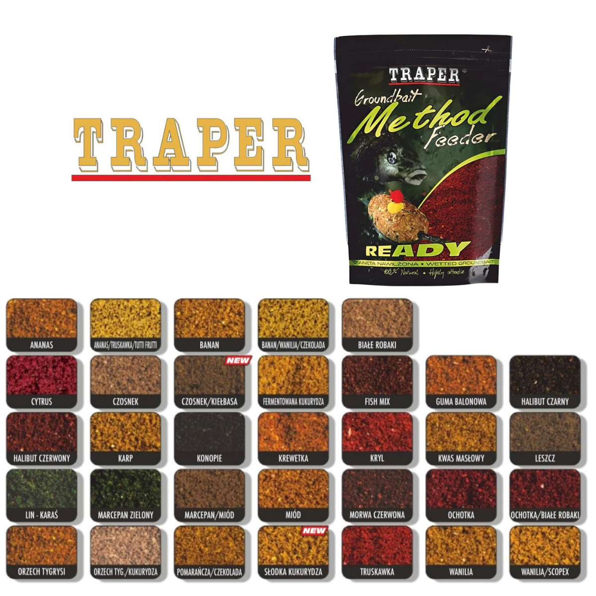 Groundbait Traper Method Feeder Ready