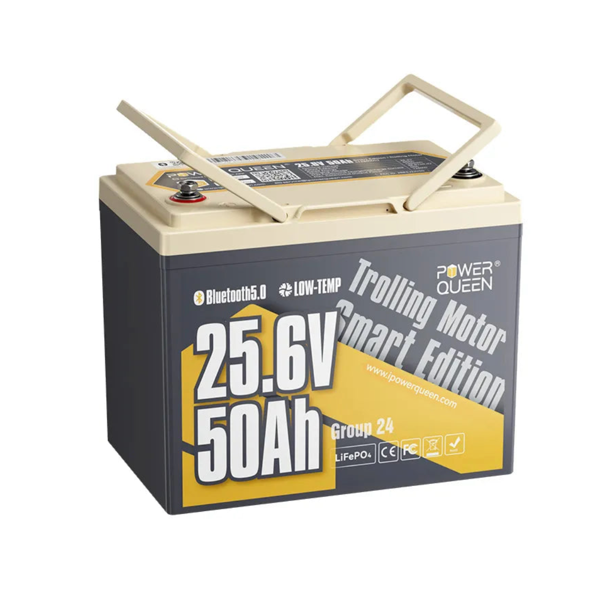 Power Queen PQ24V 50Ah BT Battery