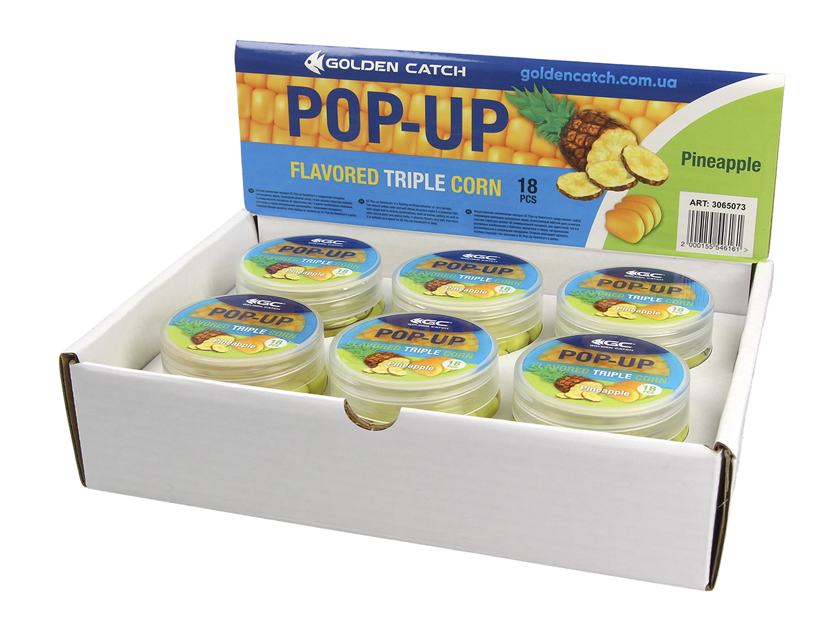 Искусственная кукуруза в соусе Golden Catch Pop-Up со вкусом тройного