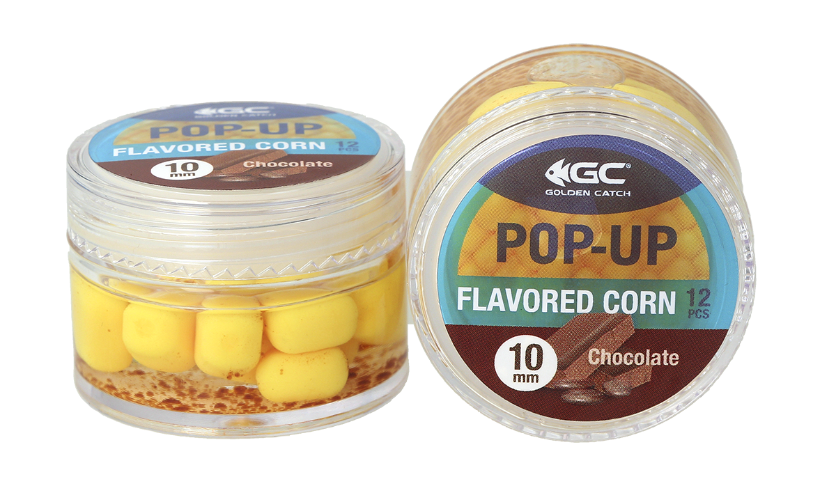 Artificial corn in dip Golden Catch Pop-Up Flavored