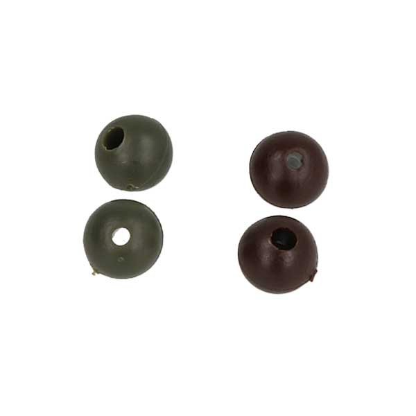 Beads Golden Catch Shock Rubber Round