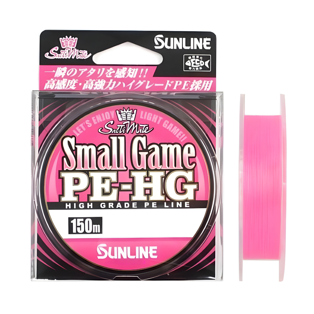 Aukla Sunline Small Game PE-HG rozā