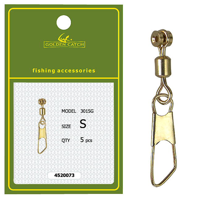 Swivel with snap Golden Catch Float 3015G