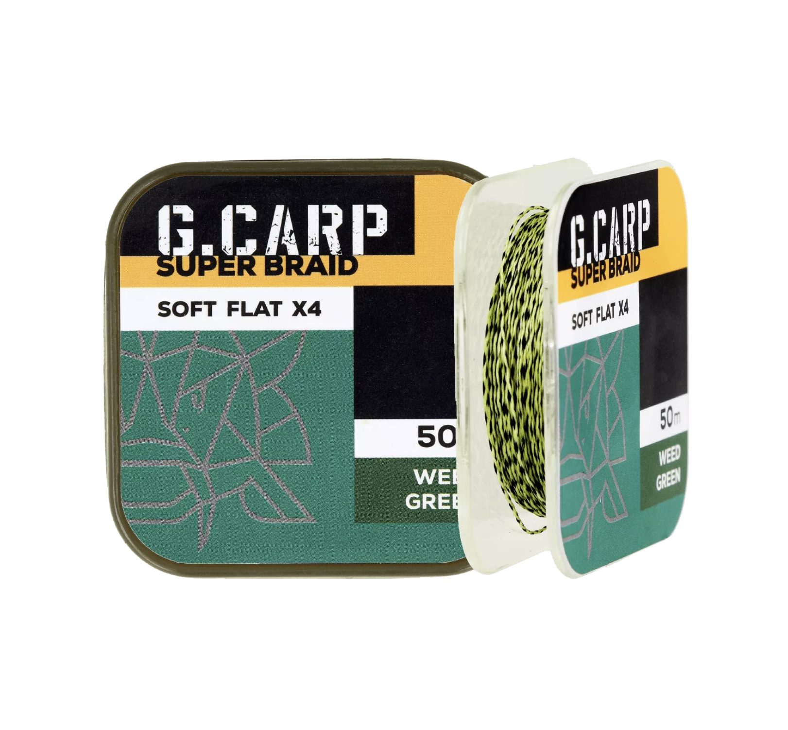 Материал поводка Golden Catch G.Carp Super Braid Soft Flat X4