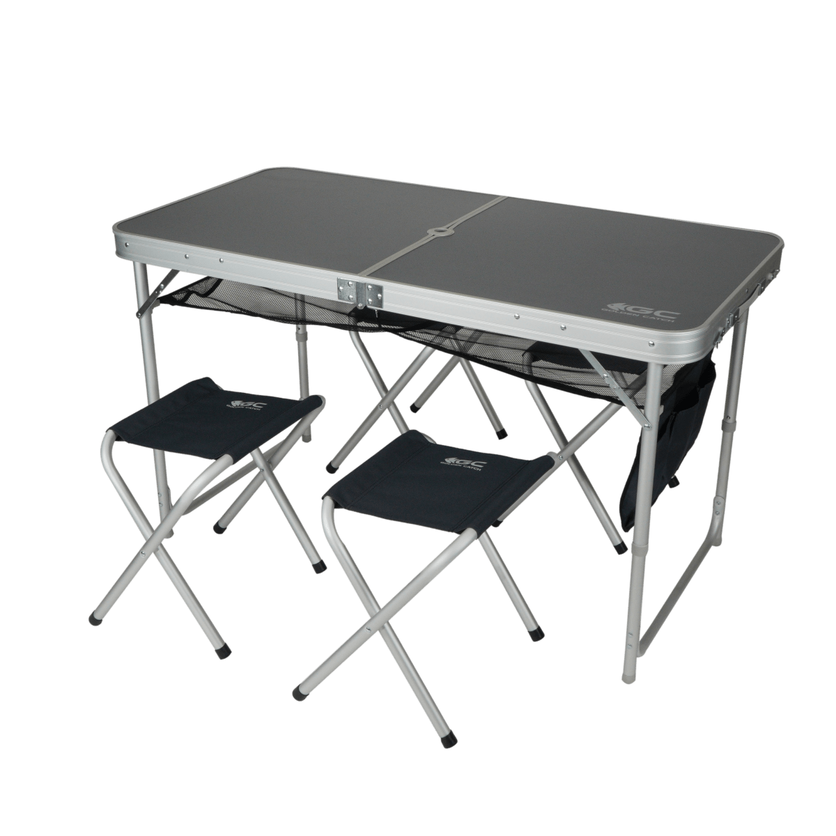 Camping table with 4 chairs Golden Catch Folding