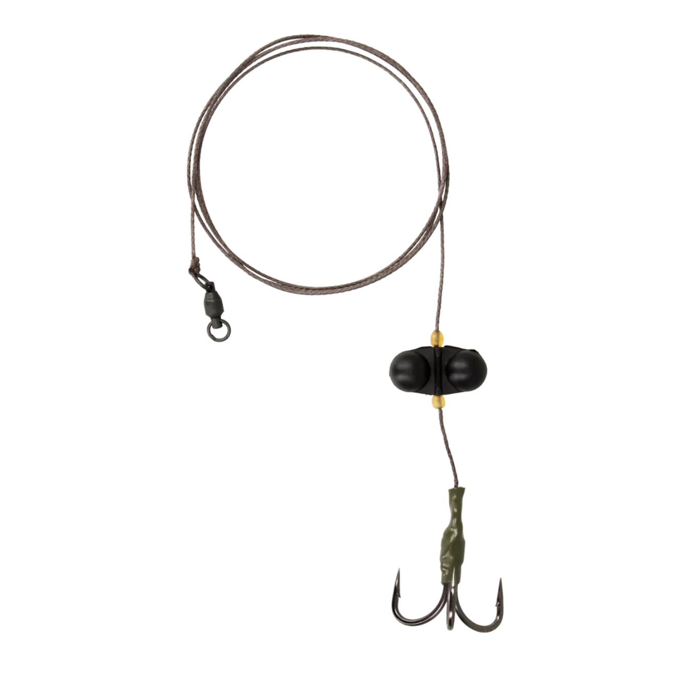 Catfish rig Golden Catch Treble Hook With Rattle