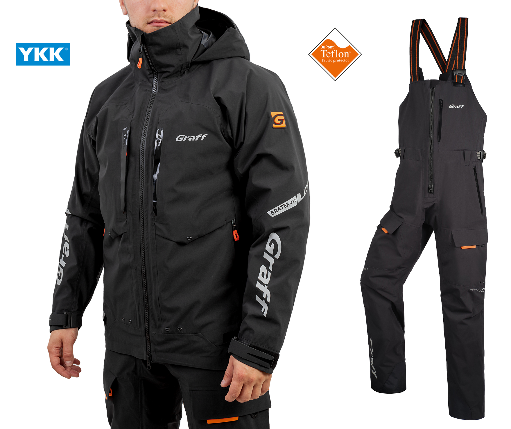 Rainproof clothing set Graff 631-B-2/731-B-2 edition 2.0